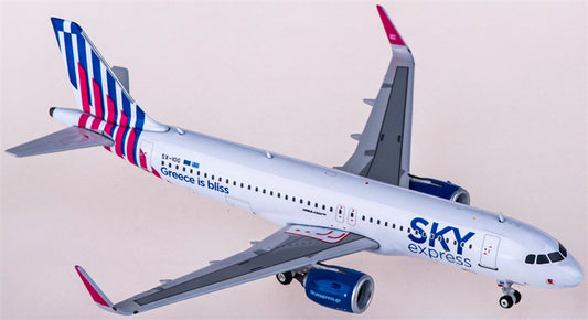 Phoenix Sky Express for Airbus A320neo SX-IOG 1:400 Airplane Pre-built  Airliner Model Display