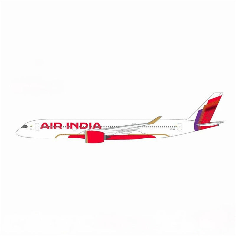 NG Models Air India for Airbus A350-900 VT-JRE 1:400 Airplane Pre-built  Airliner Model Display