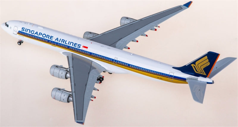 Hxmodels Singapore Airlines for Airbus A340-500 9V-SGC 1:400 Aircraft Pre-built  Airliner Model Display