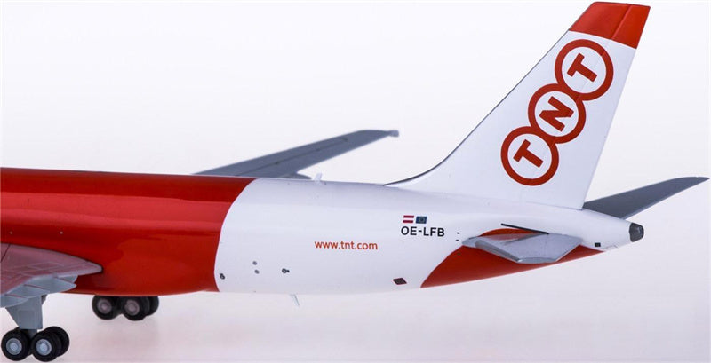 JC Wings TNT for Boeing 757-200F OE-LFB 1:200 Airplane Pre-built  Airliner Model Display