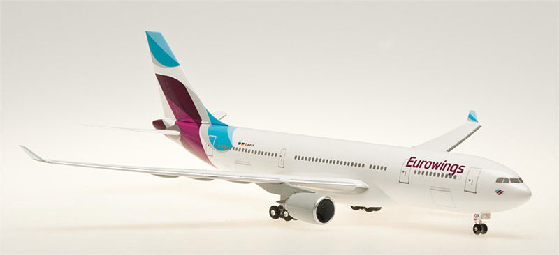 Hogan Eurowings for Airbus A330-200 D-AXGA 1:200 Aircraft Pre-built  Airliner Model Display
