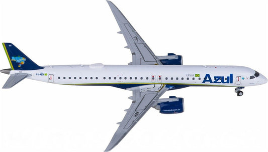 Geminijets Azul for Embraer ERJ-195-E2 PS-AEH 1:400 Aircraft Pre-built  Airliner Model Display
