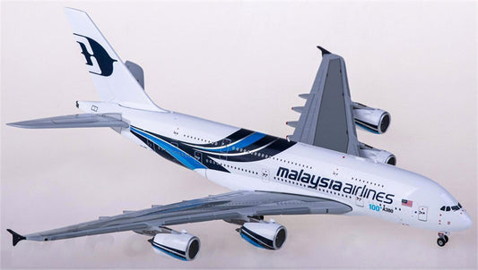 JC Wings Malaysia Airlines for Airbus A380 9M-MNF 1:400 Airplan Pre-built  Airliner Model Display
