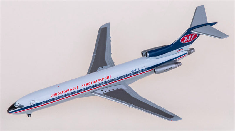 Herpa JAT for Boeing 727-200 YU-AKJ 1:500 Airplane Pre-built Airliner Model Display