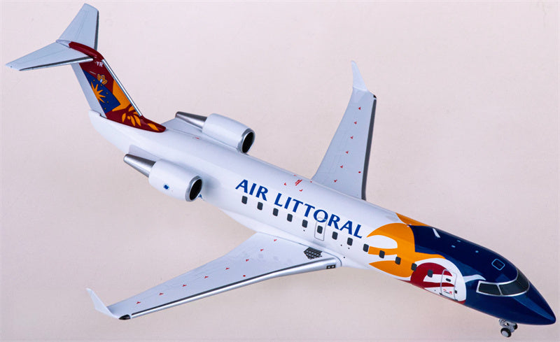 NG Models Air Littoral for Bombardier CRJ-100ER F-GPYR 1:200 Airplane Pre-built  Airliner Model Display