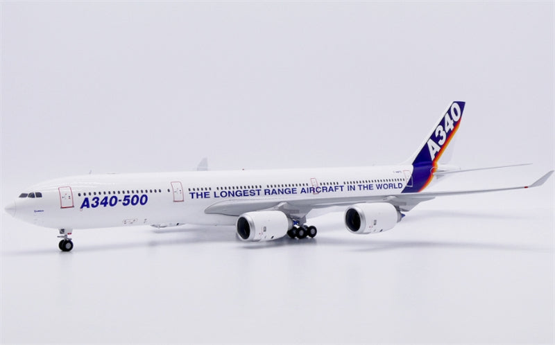 JC Wings Airbus House Color for Airbus A340-500 F-WWTE The Longest Range Aircraft in the World 1:200 Aircraft Pre-built  Airliner Model Display