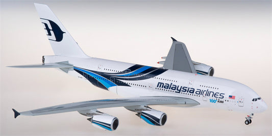JC Wings Malaysia Airlines for Airbus A380 9M-MNF 1:200 Airplane Pre-built  Airliner Model Display