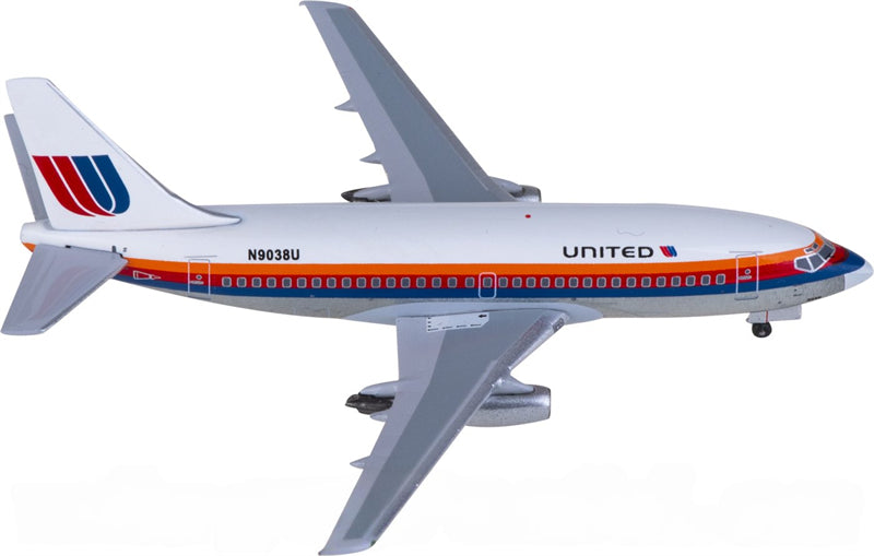 AeroClassics United Airlines for Boeing 737-200 N9038U 1:400 Airplane Pre-built Airliner Model Display