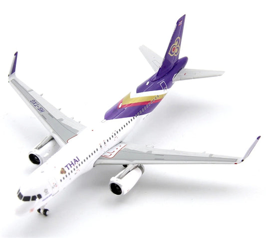Phoenix Thai Airways for Airbus A320 HS-TXG 1:400 Aircraft Pre-built  Airliner Model Display