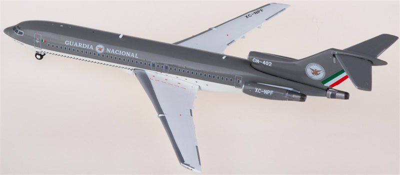 Geminijets Mexican Federal Police for Boeing 727-200 XC-NPF 1:400 Airplane Pre-built  Airliner Model Display