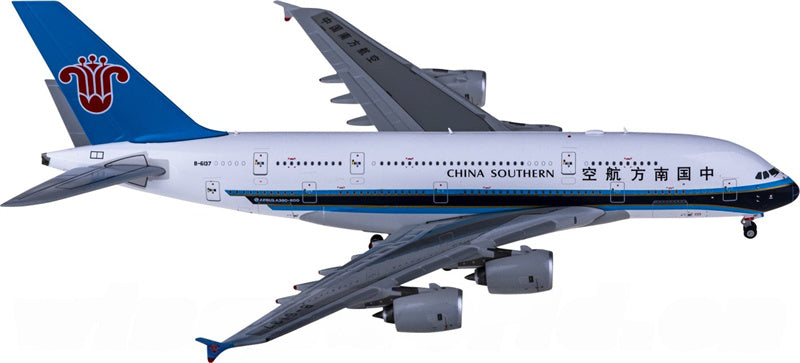 JC Wings China Southern for Airbus A380 B-6137 1:400 Airplane Pre-built  Airliner Model Display