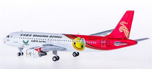 Phoenix Shenzhen Airlines for Airbus A320 B-6565 Start Here 1:400 Airplane Pre-built  Airliner Model Display
