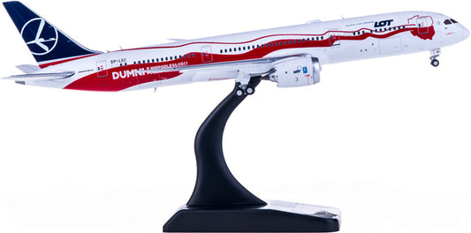 JC Wings LOT for Boeing 787-9 SP-LSC Proud of Poland's independence 1:400 Airplane Pre-built  Airliner Model Display