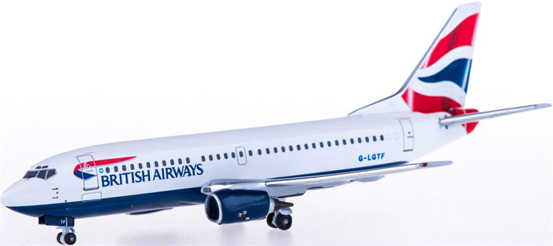 AeroClassics British Airways for Boeing 737-300 G-LGTF 1:400 Airplane Pre-built  Airliner Model Display