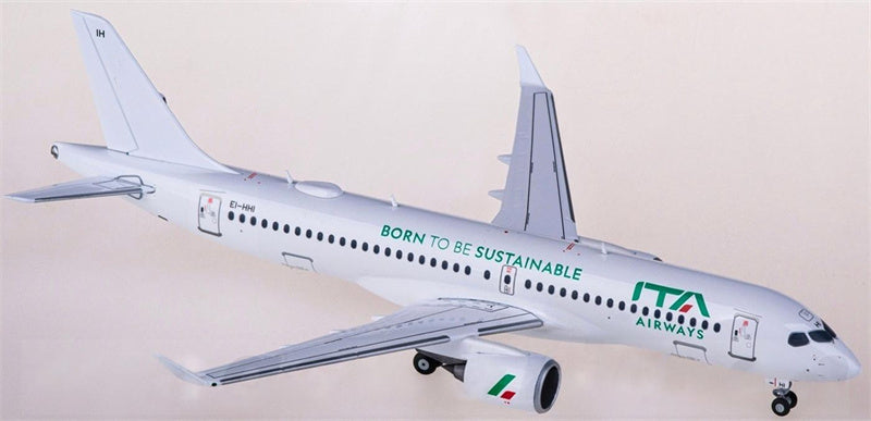 Herpa ITA Airways for Airbus A220-300 EI-HHI 1:200 Aircraft Pre-built  Airliner Model Display