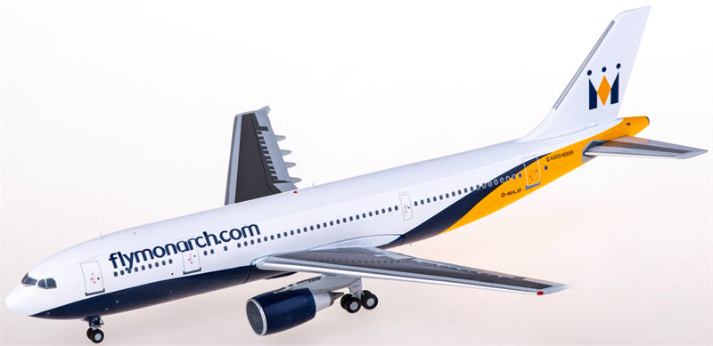 JC Wings Monarch Airlines for Airbus A300B4-605R G-MAJS 1:200 Airplane Pre-built Airliner Model Display