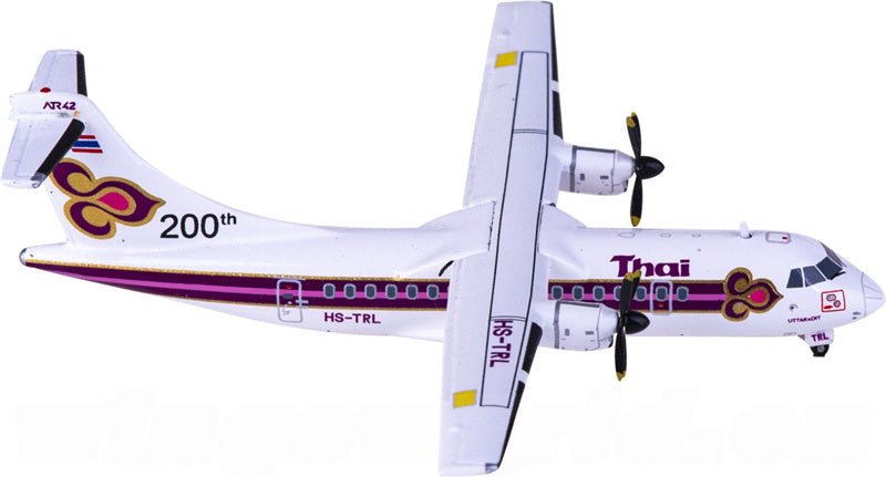 JC Wings Thai Airways for ATR-42 HS-TRL 1:400 Airplane Pre-built  Airliner Model Display