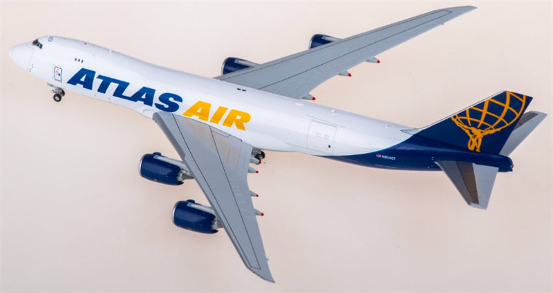 Hxmodels Atlas Air for Boeing 747-8F N854GT 1:400 Airplane Pre-built  Airliner Model Display