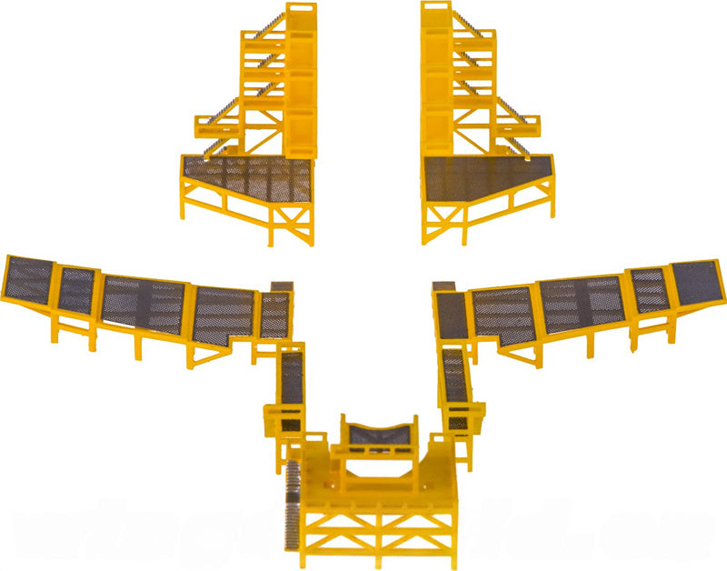 Fantasy Wings Dual Engine Maintenance Docking System 1:400 Airplane Pre-built  Airliner Model Display