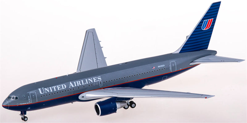 JC Wings United Airlines for Boeing 767-200 N608UA 1:200 Airplane Pre-built Airliner Model Display