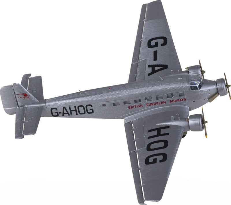 Herpa BEA for Junkers Ju 52 G-AHOG 1:160 Aircraft Pre-built  Airliner Model Display
