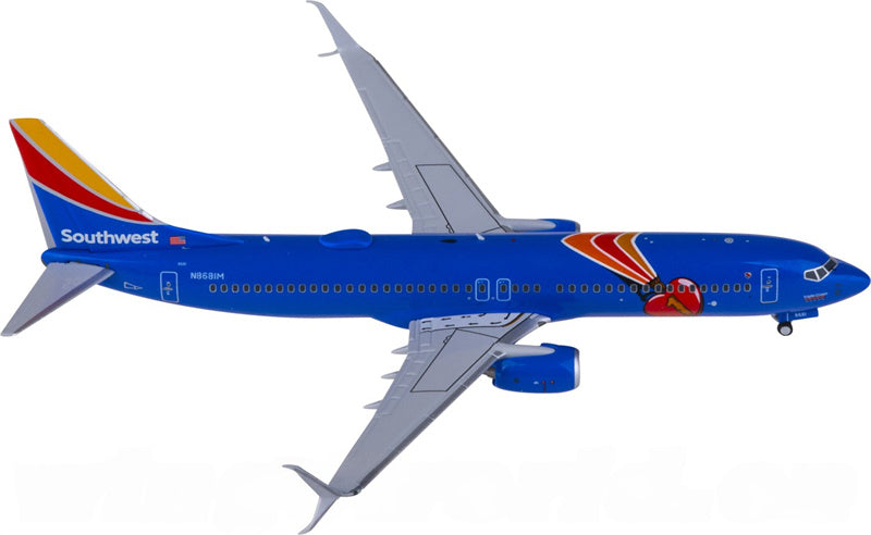 NG Models Southwest Airlines for Boeing 737-800 N8681M 1:400 Airplane Pre-built  Airliner Model Display