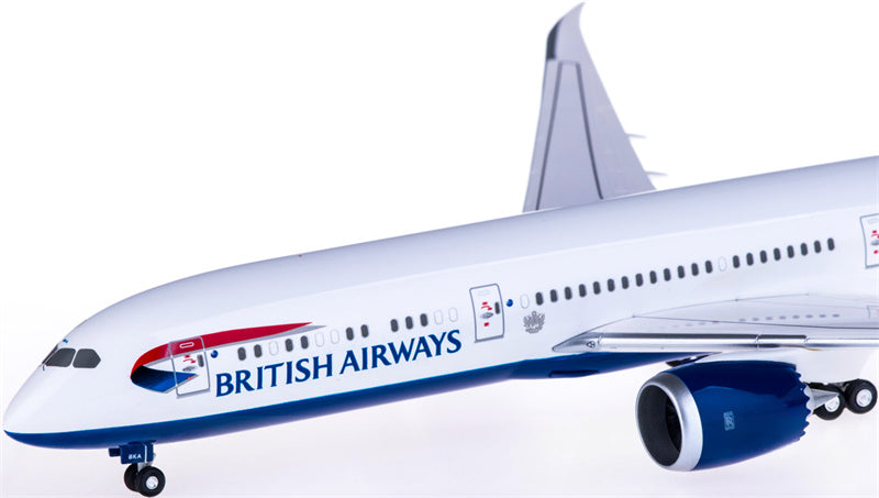 Hogan British Airways for Boeing 787-9 G-ZBKA 1:200 Aircraft Pre-built  Airliner Model Display
