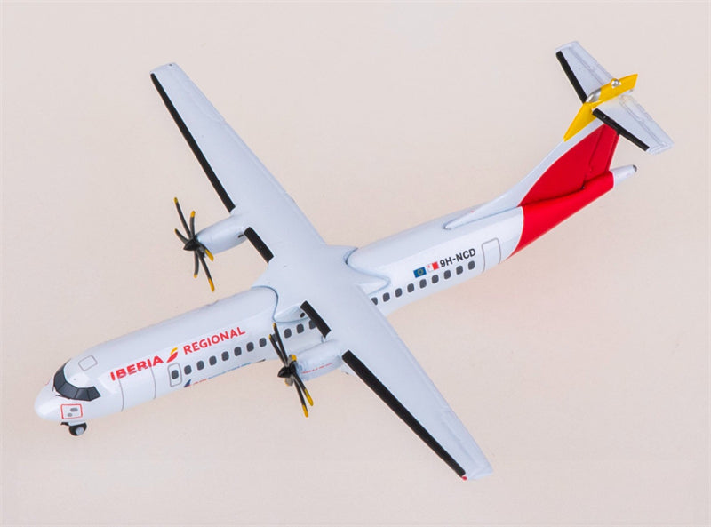 Herpa Iberia for ATR-72-600 9H-NCD 1:500 Airplane Pre-built  Airliner Model Display