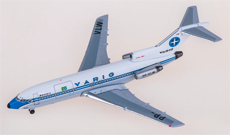 AeroClassics VARIG for Boeing 727-100 PP-VLW 1:400 Airplane Pre-built Airliner Model Display