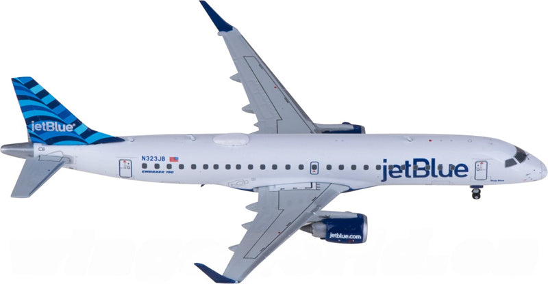 Geminijets JetBlue for Embraer ERJ-900-100IGW N323JB 1:400 Airplane Pre-built Airliner Model Display