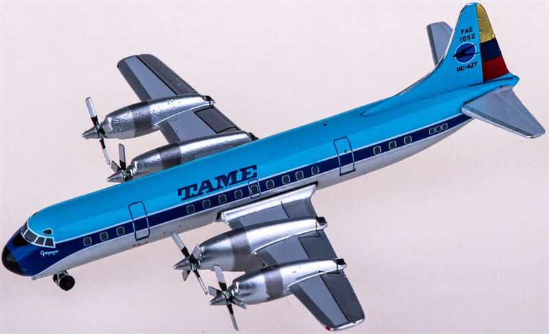 AeroClassics TAME for Lockheed L-188 for Electra HC-AZY 1:400 Airplane Pre-built  Airliner Model Display