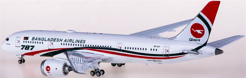 JC Wings Biman for Boeing 787-8 Dreamliner S2-AJT 1:400 Airplane Pre-built  Airliner Model Display