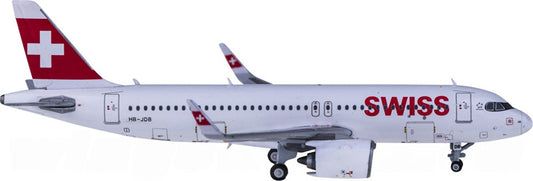 JC Wings Swiss for Airbus A320neo HB-JDB 1:400 Airplane Pre-built  Airliner Model Display