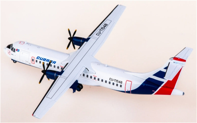 Geminijets Cubana ATR-72-200 CU-T1548 1:200 Airplane Pre-built Airliner Model Display