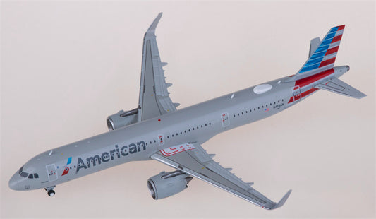 Geminijets American Airlines for Airbus A321neo N413AN 1:400 Airplane Pre-built Airliner Model Display