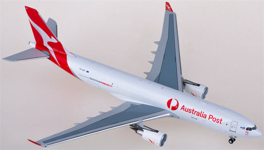 NG Models Qantas for Australia Post for Airbus A330-200P2F VH-EBF 1:400 Airplane Pre-built  Airliner Model Display