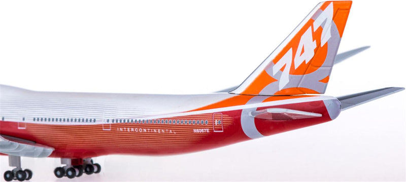 Hogan for Boeing 747-8 N6067E Sunrise Painting 1:500 Airplane Pre-built Airliner Model Display