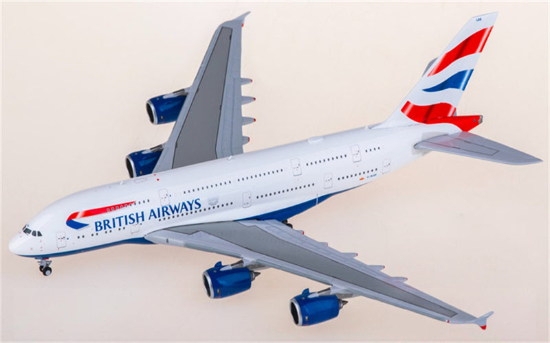 Geminijets British Airways for Airbus A380 G-XLEE 1:400 Airplane Pre-built  Airliner Model Display