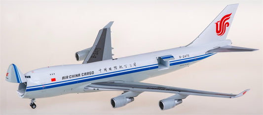 SQ Wings Air China for Boeing 747-400F B-2475 Open Door Freighter 1:200 Airplane Pre-built  Airliner Model Display