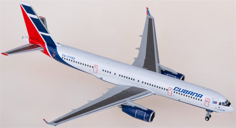 NG Models Cubana for Tupolev TU-204-100E CU-T1702 1:400 Airplane Pre-built  Airliner Model Display