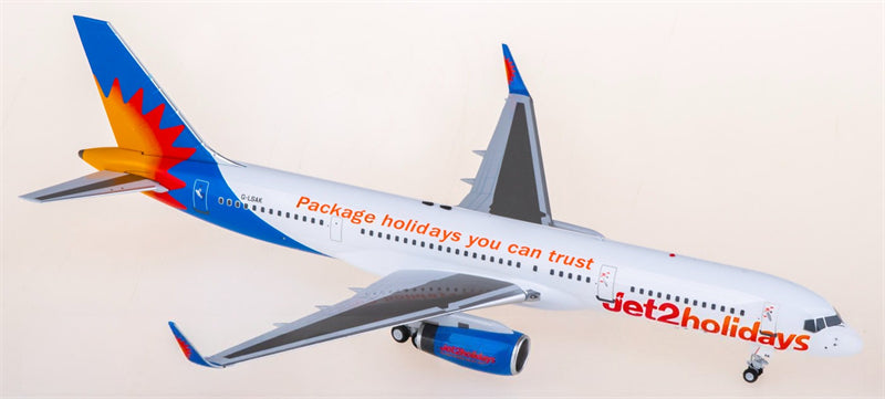 NG Models Jet2 for Boeing 757-200 G-LSAK 1:200 Airplane Pre-built  Airliner Model Display