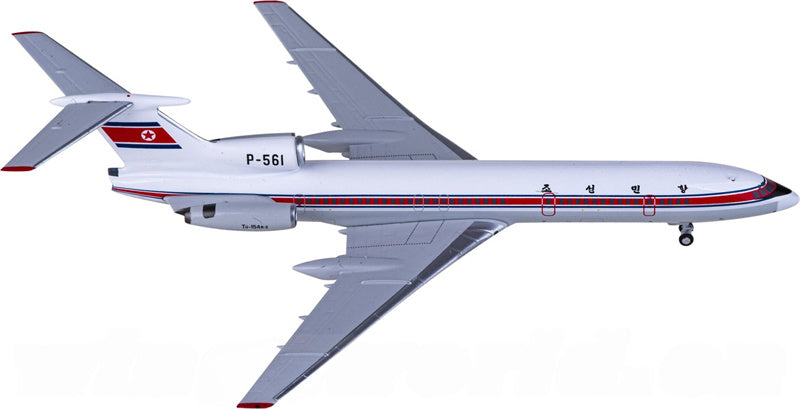 NG Models Air Koryo for Tupolev Tu-154B P-561 1:400 Airplane Pre-built  Airliner Model Display