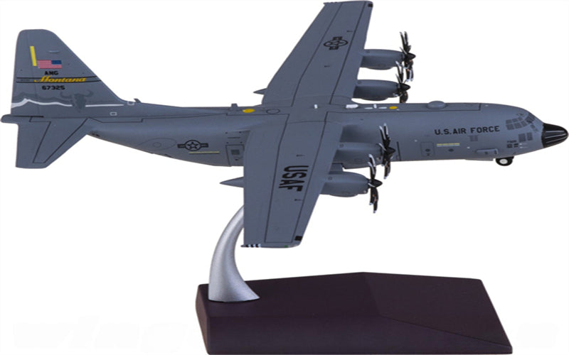 Geminijets USAF for Lockheed C-130H Hercules 96-7325 1:200 Airplane Pre-built Airliner Model Display