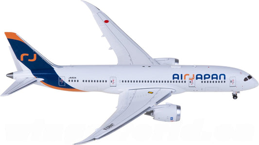 JC Wings Air Japan for Boeing 787-8 Dreamliner JA801A Flaps Down 1:400 Airplane Pre-built Airliner Model Display