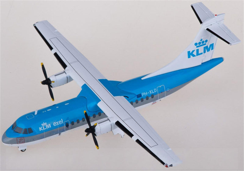 JC Wings KLM for ATR-42-300 PH-XLD 1:200 Airplane Pre-built  Airliner Model Display