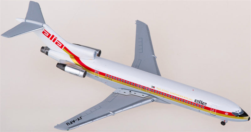 AeroClassics Royal Jordanian Airlines for Boeing 727-200 JY-AFU 1:400 Airplane Pre-built  Airliner Model Display