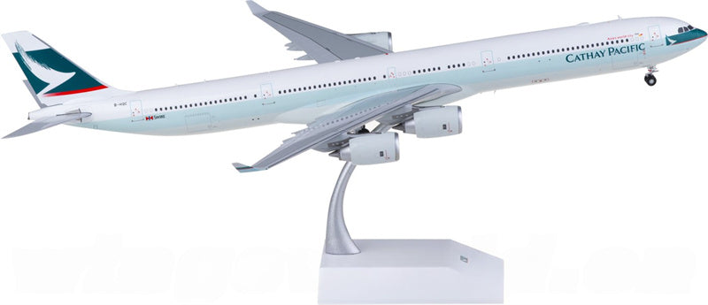 JC Wings Cathay Pacific for Airbus A340-600 B-HQC 1:200 Airplane Pre-built  Airliner Model Display