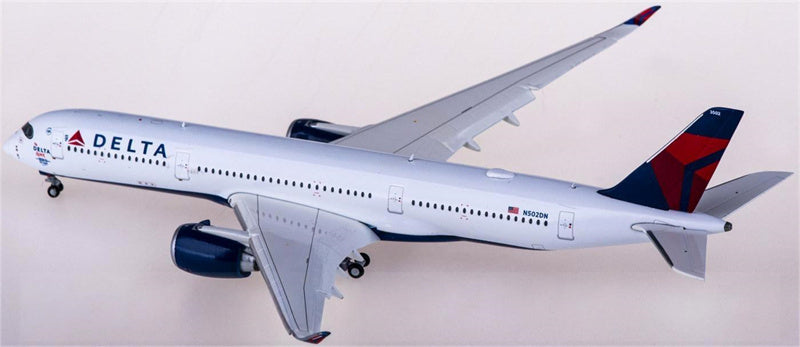 Geminijets Delta Air Lines for Airbus A350-900 N502DN The Delta Spirit Flaps Down 1:400 Airplane Pre-built  Airliner Model Display