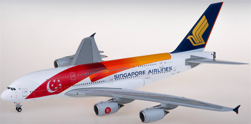 JC Wings Singapore Airlines for Airbus A380 9V-SKJ 1:200 Airplane Pre-built  Airliner Model Display