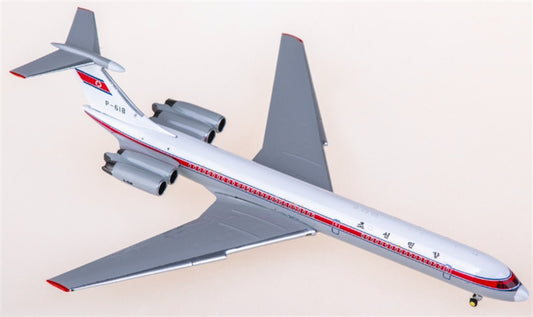 Phoenix Air Koryo for Ilyushin IL-62M P-618 1:400 Aircraft Pre-built  Airliner Model Display